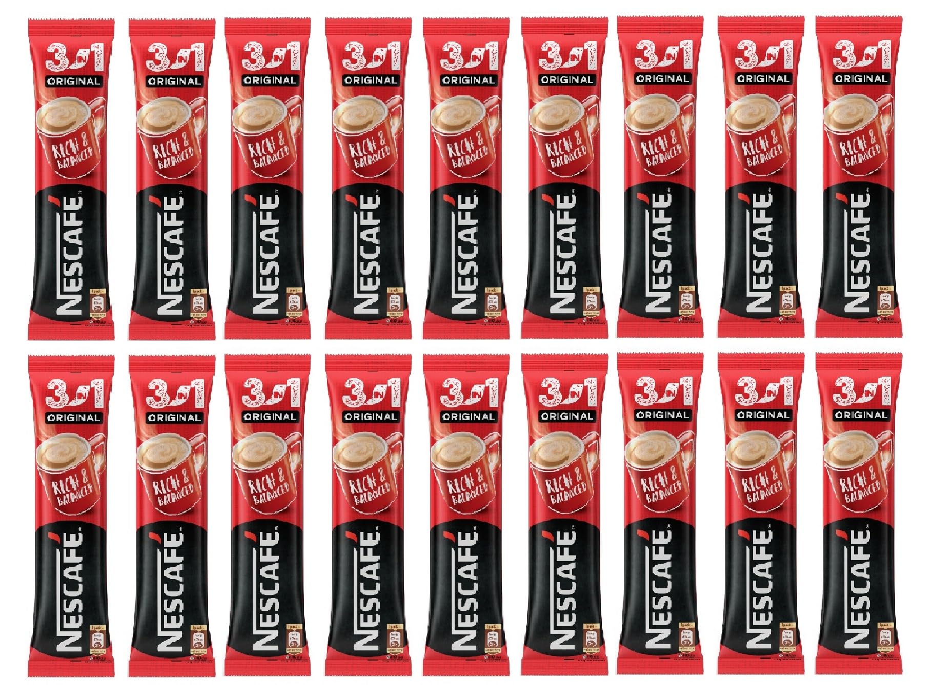Nescafe 3 In 1 Original 18 Sachets Each Instant Coffee 17.5Gm, Powder, Box (B0CG5PNL4Z) Amazon Price History, Amazon Price Tracker
