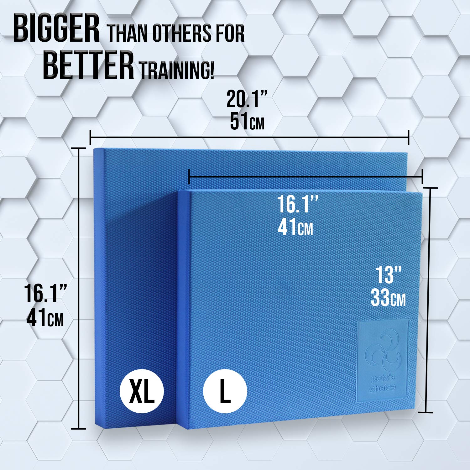 XL or L Foam Balance Pad Stretching Strap & eBook included I Extra