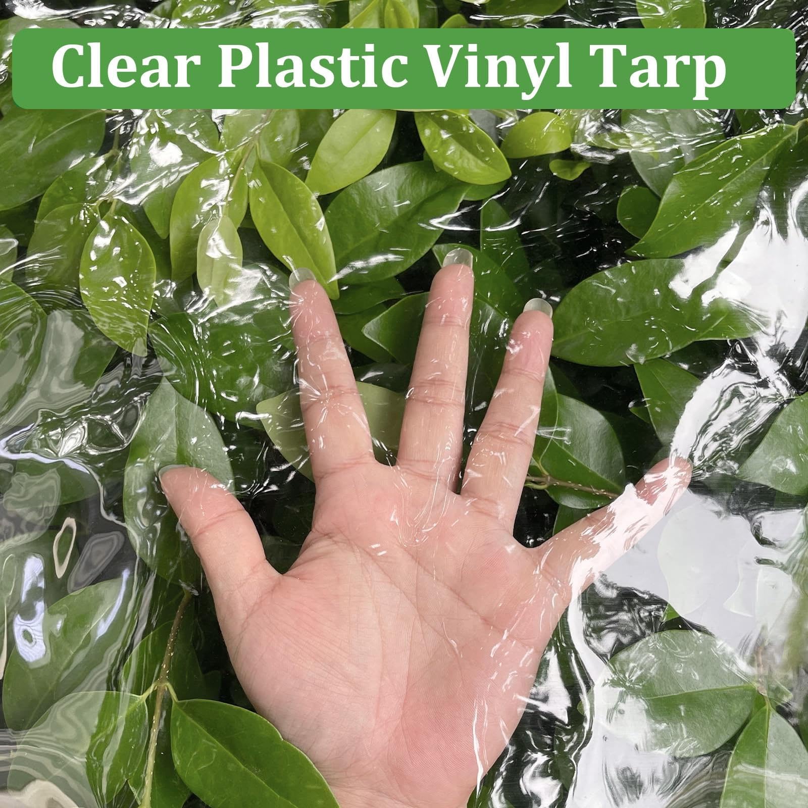 Lona Transparente De PVC Resistente para Exteriores