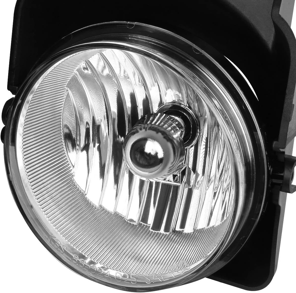 Auto Dynasty Fog Lights Assembly Compatible with 2003-2006 GMC Sierra 1500 2500 3500, Fog Lamp Replacement, Driver and Passenger Side, Clear Lens