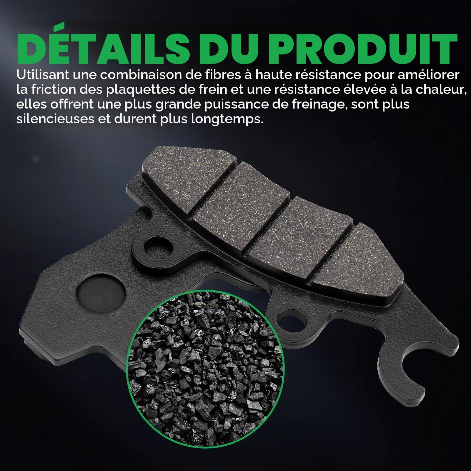 Plaquettes de Frein Avant et Arrière pour Suzuki AN 400 AN400 Burgman Skywave 400 ABS 2007-2013 AN 250 Skywave Typ M 2007-2008