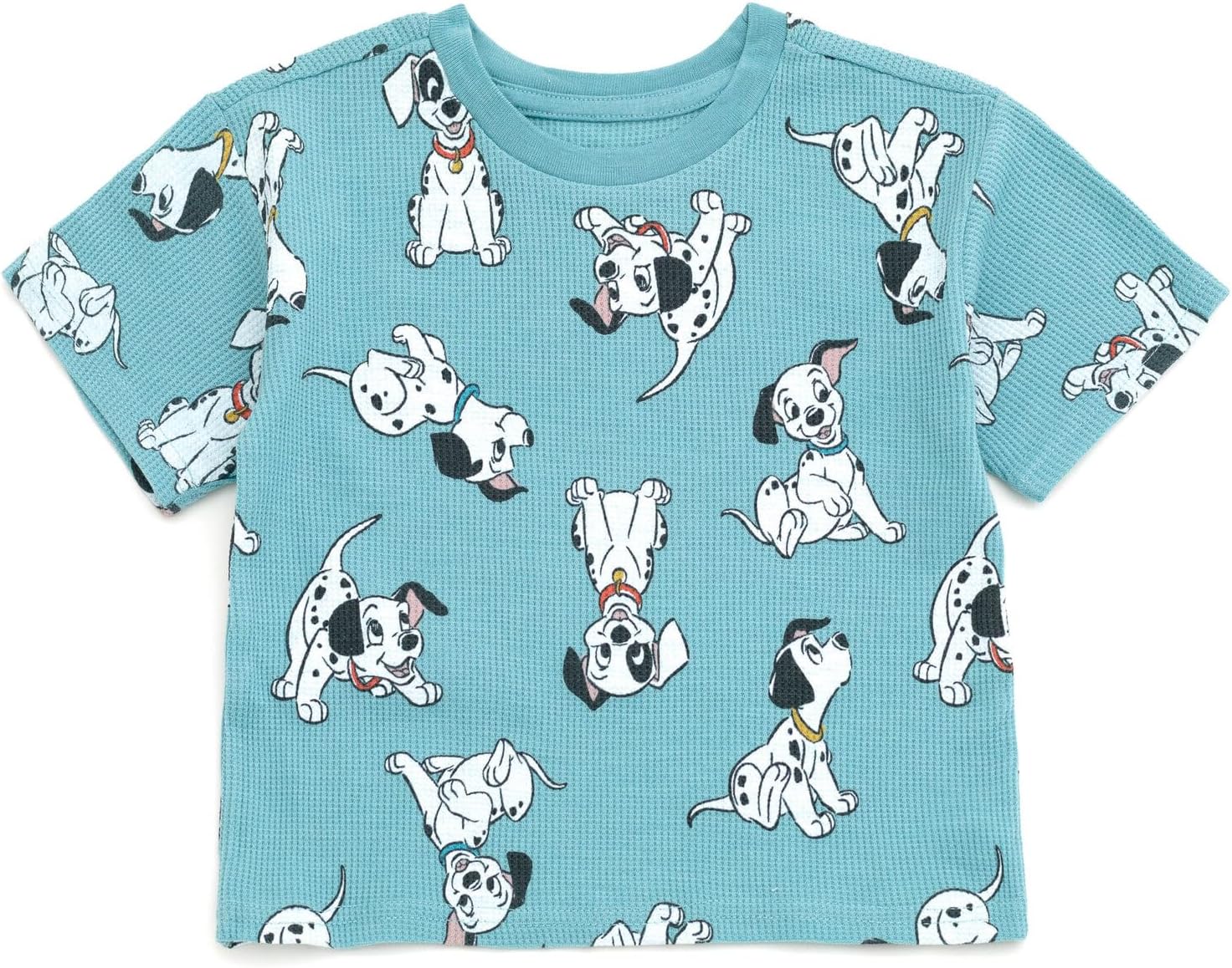 Disney Waffle Knit T-Shirt and Shorts Outfit Set Newborn to Little Kid Sizes (0-3 Months - 5)