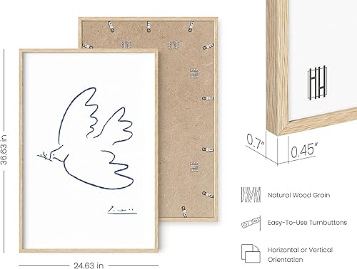 Miniatura 3 de HAUS AND HUES Arte para pared de Picasso Dove of Peace Picasso, obra de arte de dibujo de línea de Pablo Picasso, póster de paloma moderno,