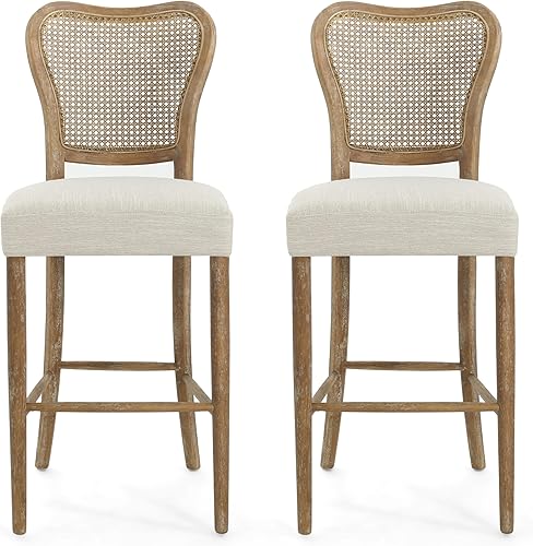 Miniatura 5 de Juego de 2 sillas de comedor, juegos de mesa y sillas  estilo vintage tapizado de tela de goma y madera, sillas de cocina, sillas de sala de estar,