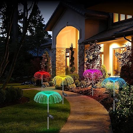 HOMEZ ART's Garden Decorative Solar Outdoor Firefly Lights | Waterproof Firework Decor for Garden Patio Landscape Pathway Yard in Holiday/Marriage/Party/Birthday Decor (10)