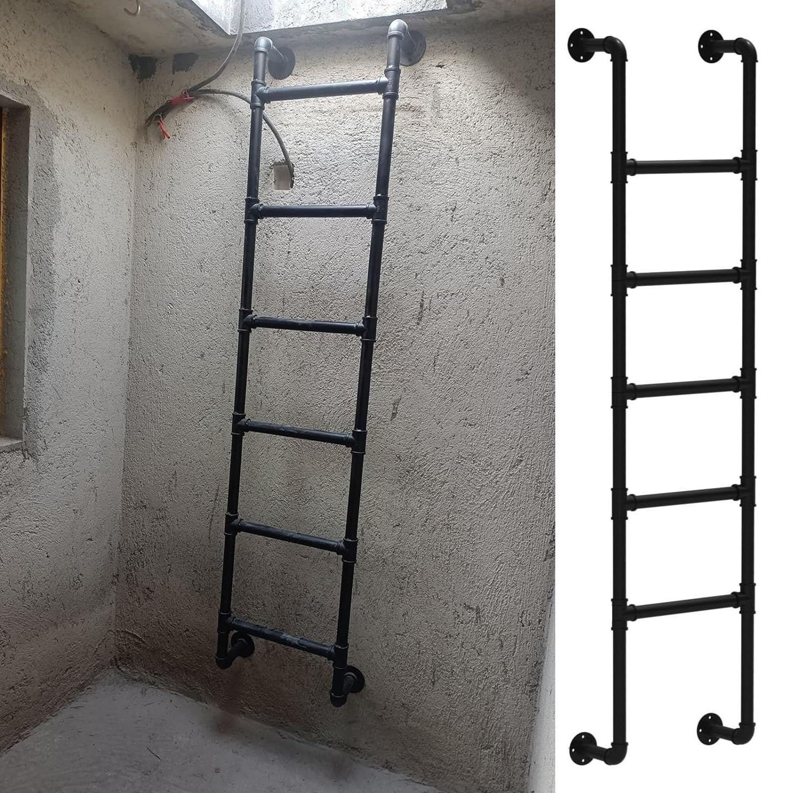 Échelle de grenier pour lit surélevé et mezzanine de loft moderne