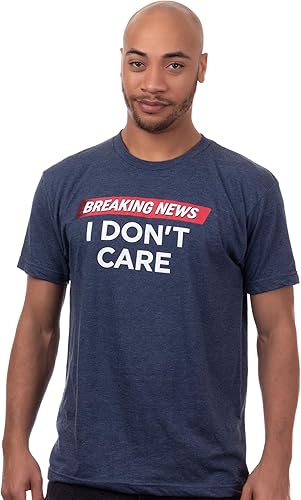 Miniatura 2 de Noticias de última hora I Don't Care Camiseta gráfica divertida de humor sarcástico de broma sarcástica para hombres y mujeres