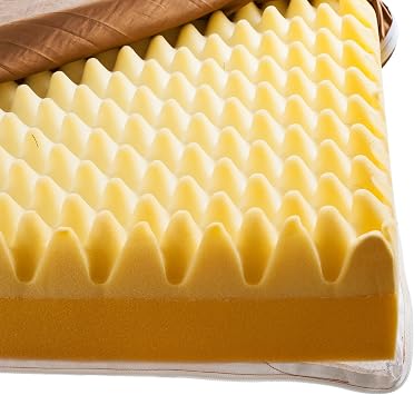 Memory Foam Dog Bed Collection 2-Layer Orthopedic Dog Bed with Machine Washable Cover - Dog Bed for Large Dogs up to 95lbs by PETMAKER (Tan)