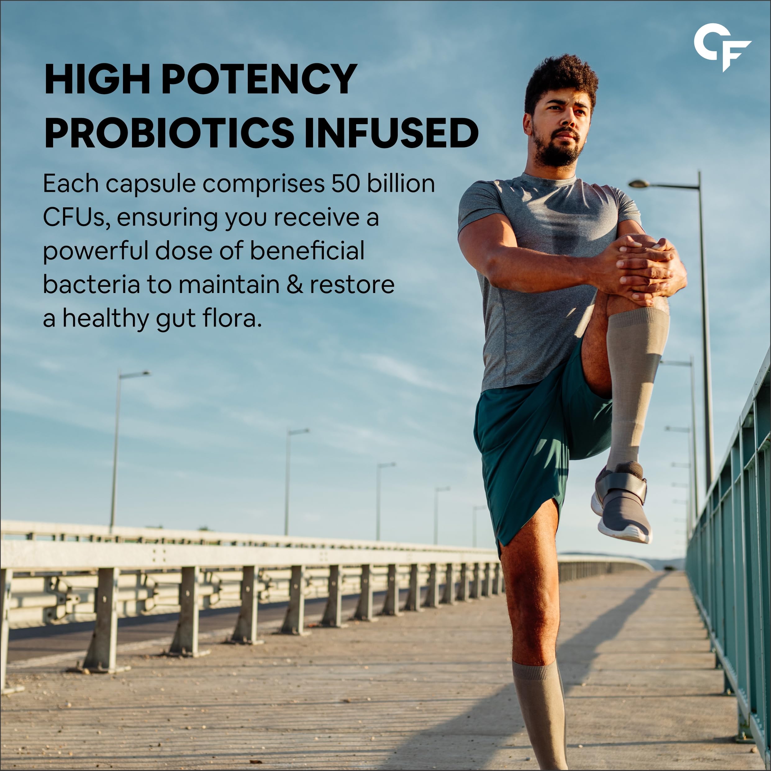Carbamide Forte Probiotics Supplement 50 Billion CFU for Women & Men | Probiotics for Gut Health Supplement | Support Digestion & Immunity | Gut Health Probiotics – 60 Veg Capsules (Pack of 2) - Image 4 thumbnail
