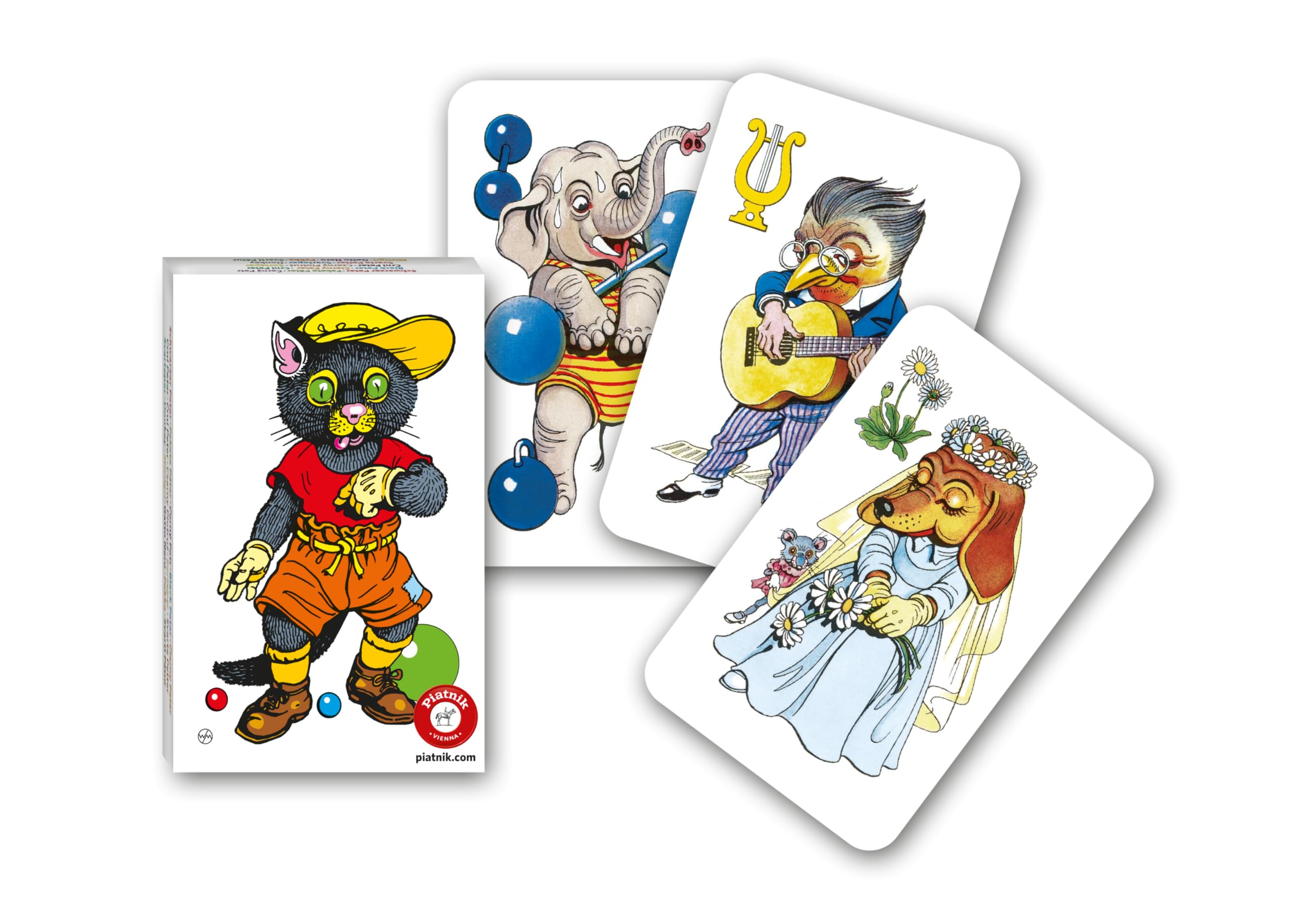 4272 - Piatnik - Black Peter - pictures of animals [German