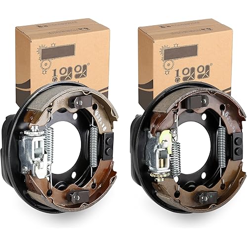 10L0L Golf Cart Brake Assembly, Rear Brake Cluster Driver Side & Passenger Side fit Club Car DS & Precedent 1995-Up,EZGO 1982-Up,Yamaha 1982-2006, OEM# 101823301, 103380202, 17081G1, J17-27209-00