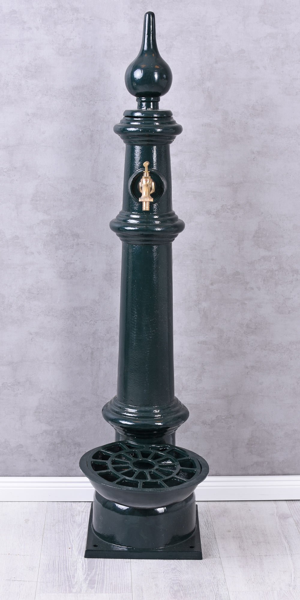 Säulenbrunnen Aluminium Brunnen Standbrunnen Landhausstil Zierbrunnen 120cm LTA381 Palazzo Exklusiv