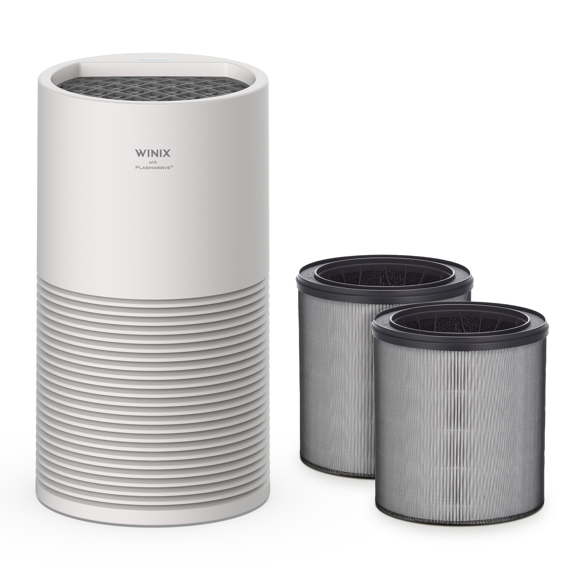 WINIX AT40 - Purificatore d'aria con 2 anni di filtri, per ambienti extra large fino a 1968 m² in 1 ora, con monitor della qualità dell'aria, True HEPA, filtro a carbone e modalità automatica, cattura