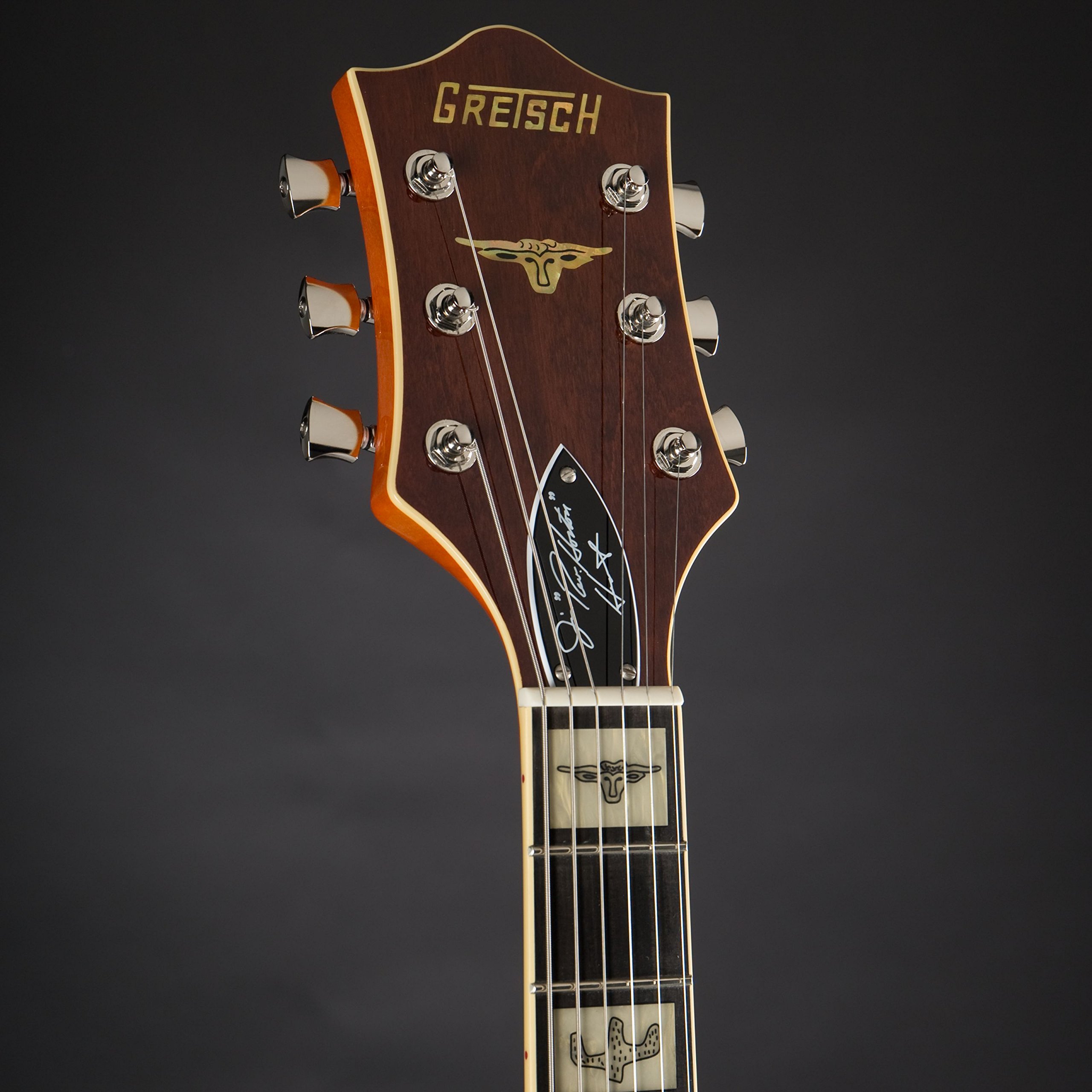 Gretsch G6120RHH Reverend Horton Heat Orange Stain Lacquer - Halbakustik Custom Gitarre