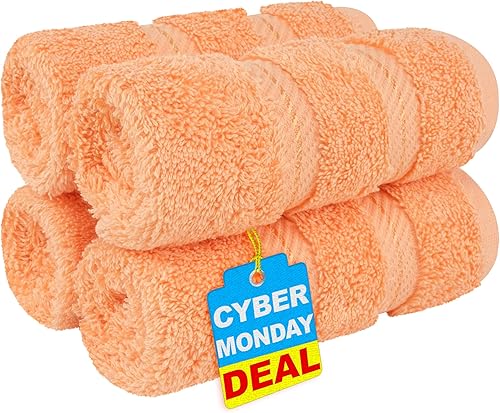 Miniatura 427 de American Soft Linen - Juego de 4 toallas de baño, 100% de algodón turco de 27 x 54 pulgadas, toallas de baño extragrandes, toallas para ducha