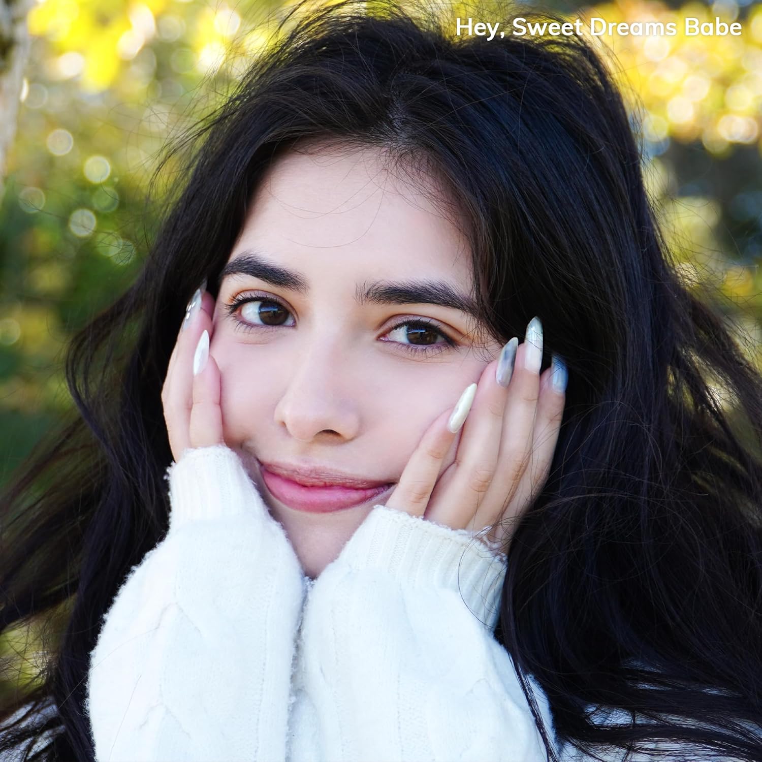 Essentials Bundle - Semi Cured Gel Nail Strips (Hey, Sweet Dreams Babe) + Top Gel [2 Pack]