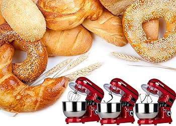 Amazon | スタンドミキサー 5.5L大容量ボウル 7段階変速 99分タイマー