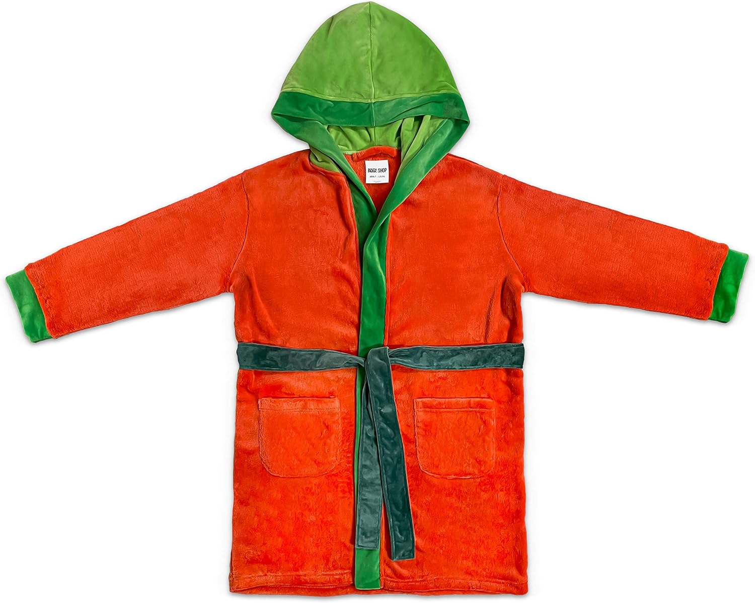 Amazon.com: South Park Kyle Cosplay Hooded Plush Robe - Soft Polyester ...