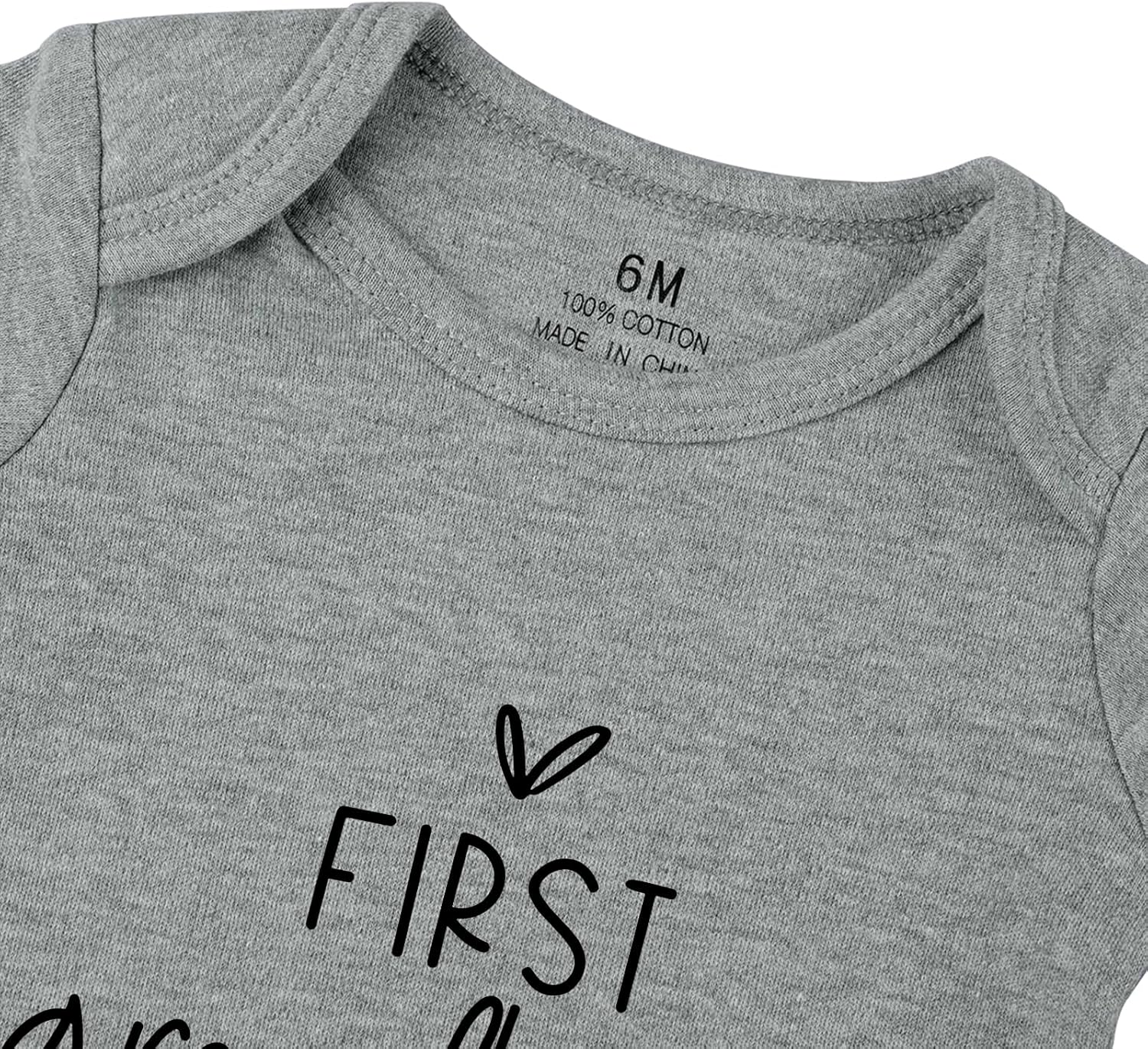 First Grandbaby Bodysuit for Baby Grandparents Baby Announcement Bodysuit Promoted to Grandma - Image 2