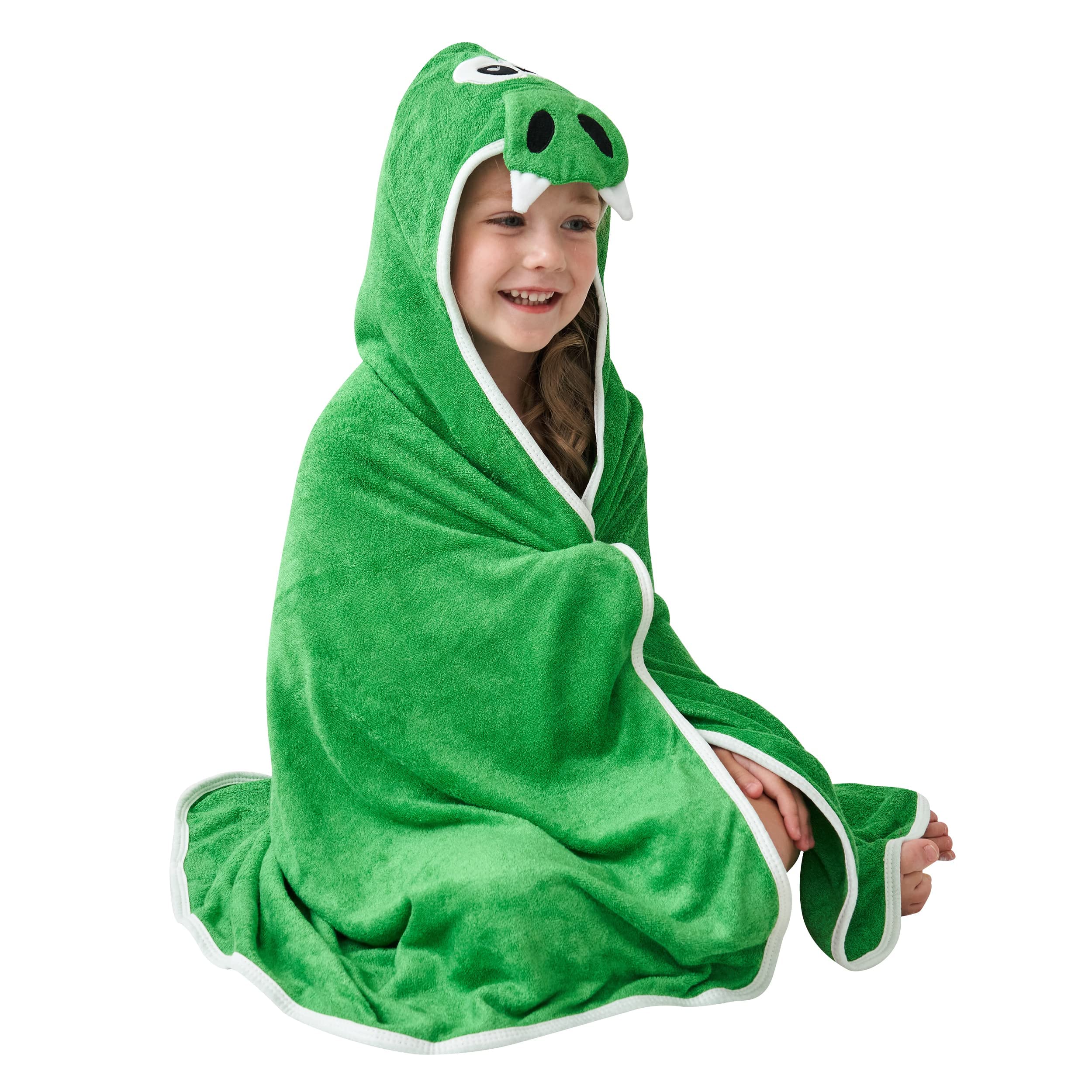 HIPHOP PANDA Ultra Soft Hooded Baby Towel - 2-Layer Thick 500GSM Absorbent