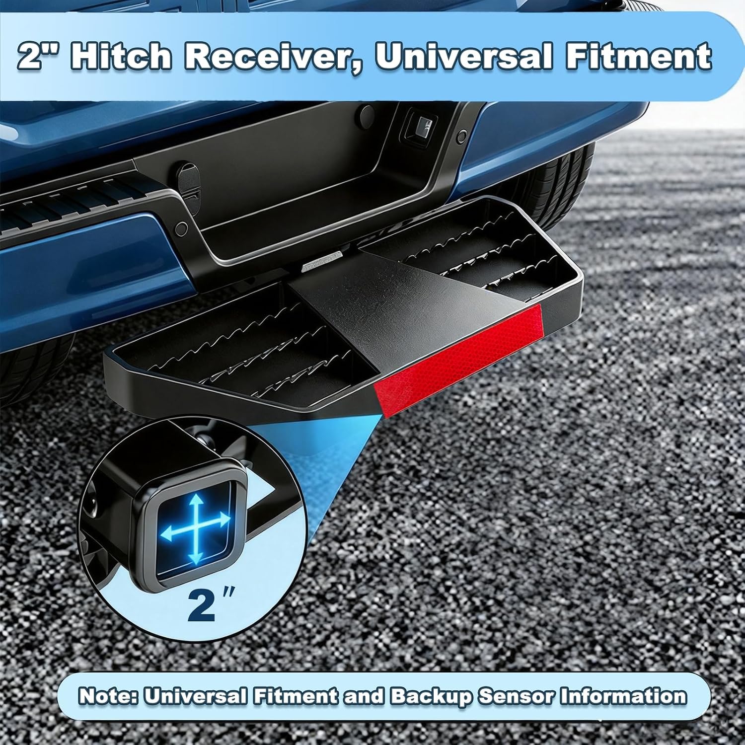 Heavy Duty Tow Hitch Step Include Pin & Clip for Truck/Pickup/SUV/Van
