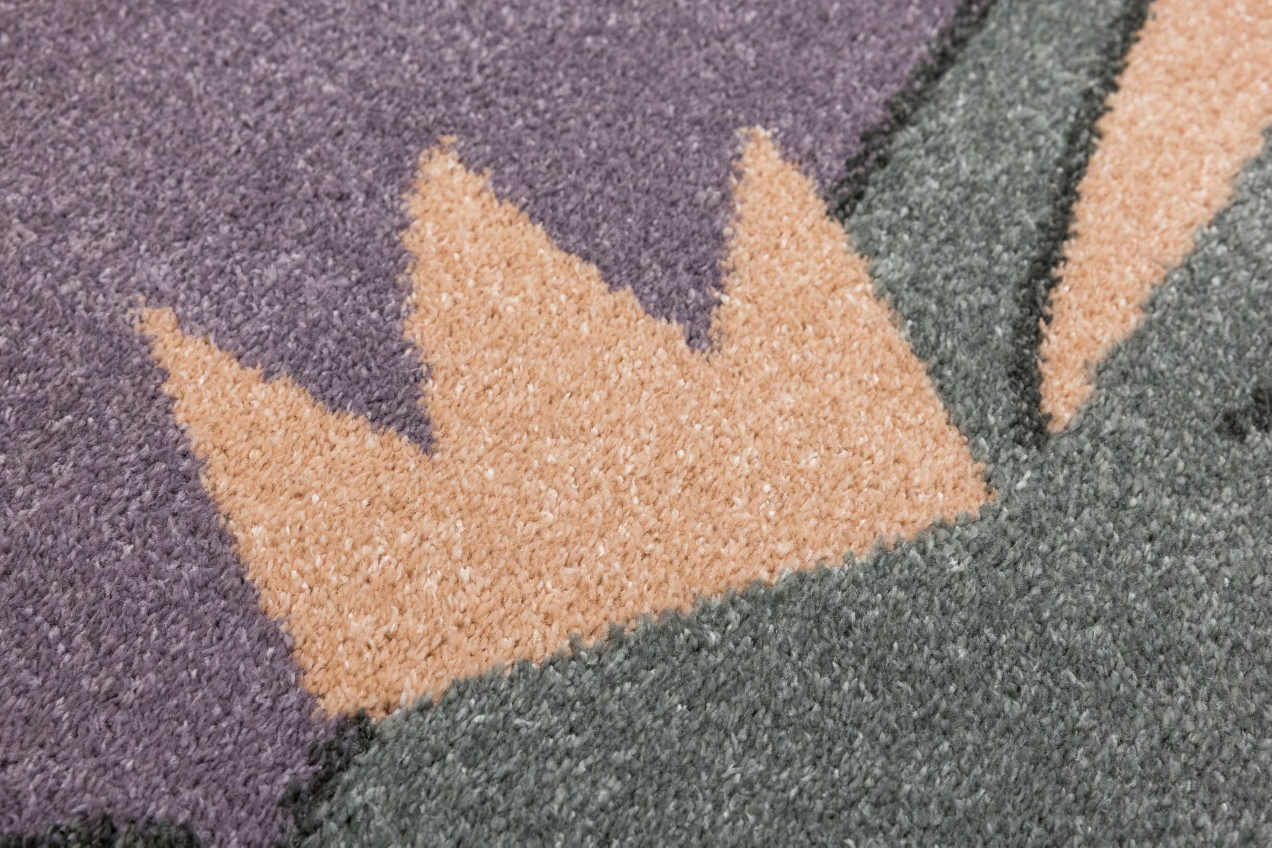 Lima Kinderteppich Hase Lila 140x190 cm Kinderzimmer Teppich, Spielteppich Kinder, Babyzimmer Tepich, Teppich Schlafzimmer,Teppiche Gegend, Kids Carpet,Kurzflorteppiche für Mädchen, Jungen