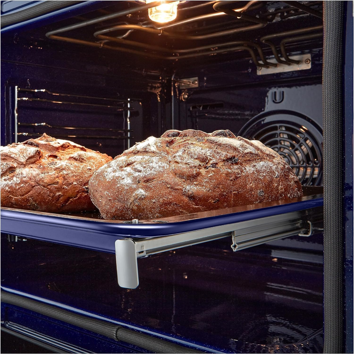 LG InstaView WSED7665B Four encastrable à vapeur, classe A++, 76L, 300°C, écran tactile 4,3", Air Fry, Sous Vide, Mode Pizza, Nettoyage EasyClean, Pyrolyse, Wi-Fi, Charnières amorties, Noir