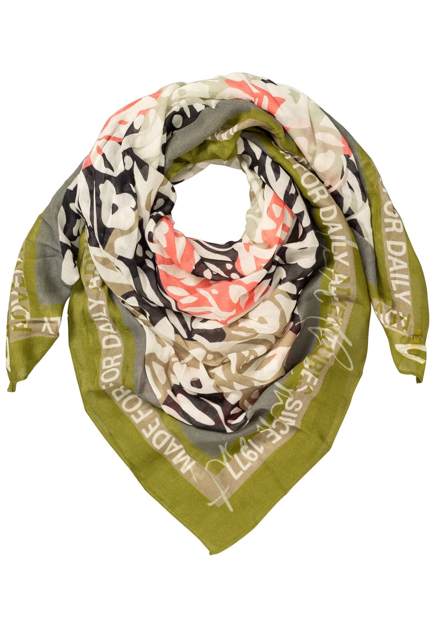 Camel Active Womenswear Damska chusta 307510/1V51 na szyję, kwas limonkowy, OS, Acid limonka., jeden rozmiar