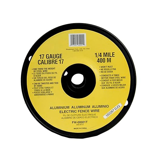 Fi-Shock FW-00001T 1/4 Mile, 17 Gauge Spool Aluminum Wire
