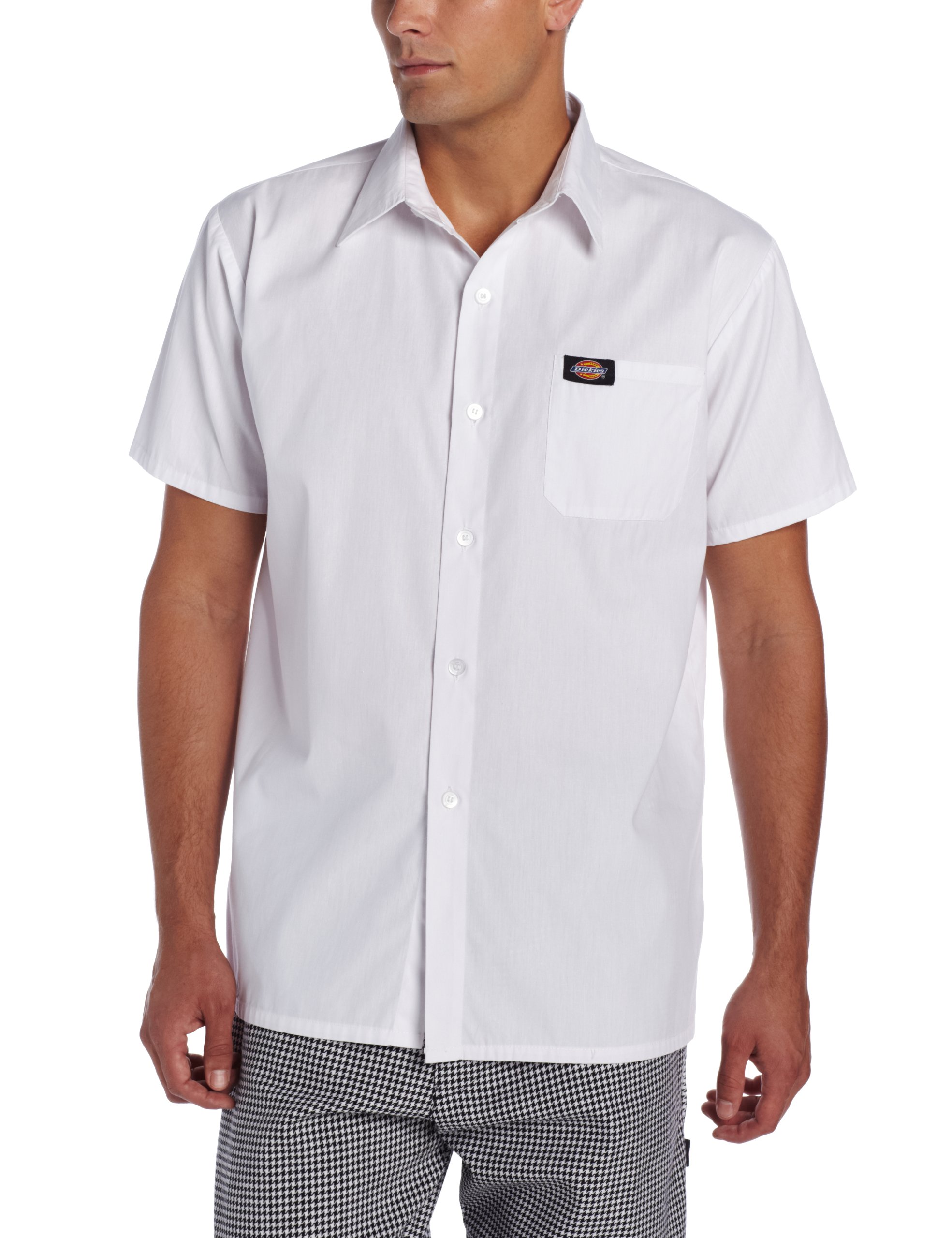 Dickies Men's Plus Size Pearl Button Cook Shirt