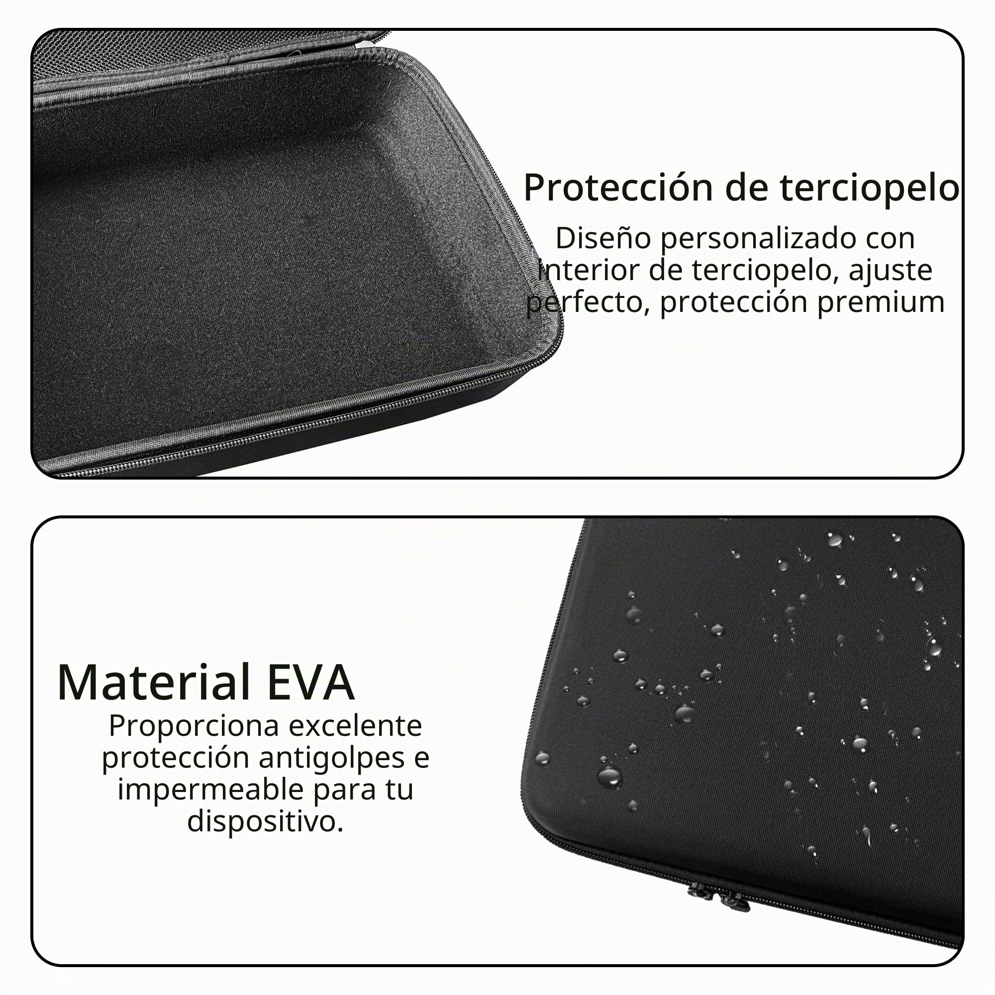 Musiin Funda para muestras de audio compatible con Roland SP-404MKII, SP-404A, SP-404SX, SP-404, cremalleras dobles suaves, amplio bolsillo superior de malla para accesorios, mango suave y cómodo