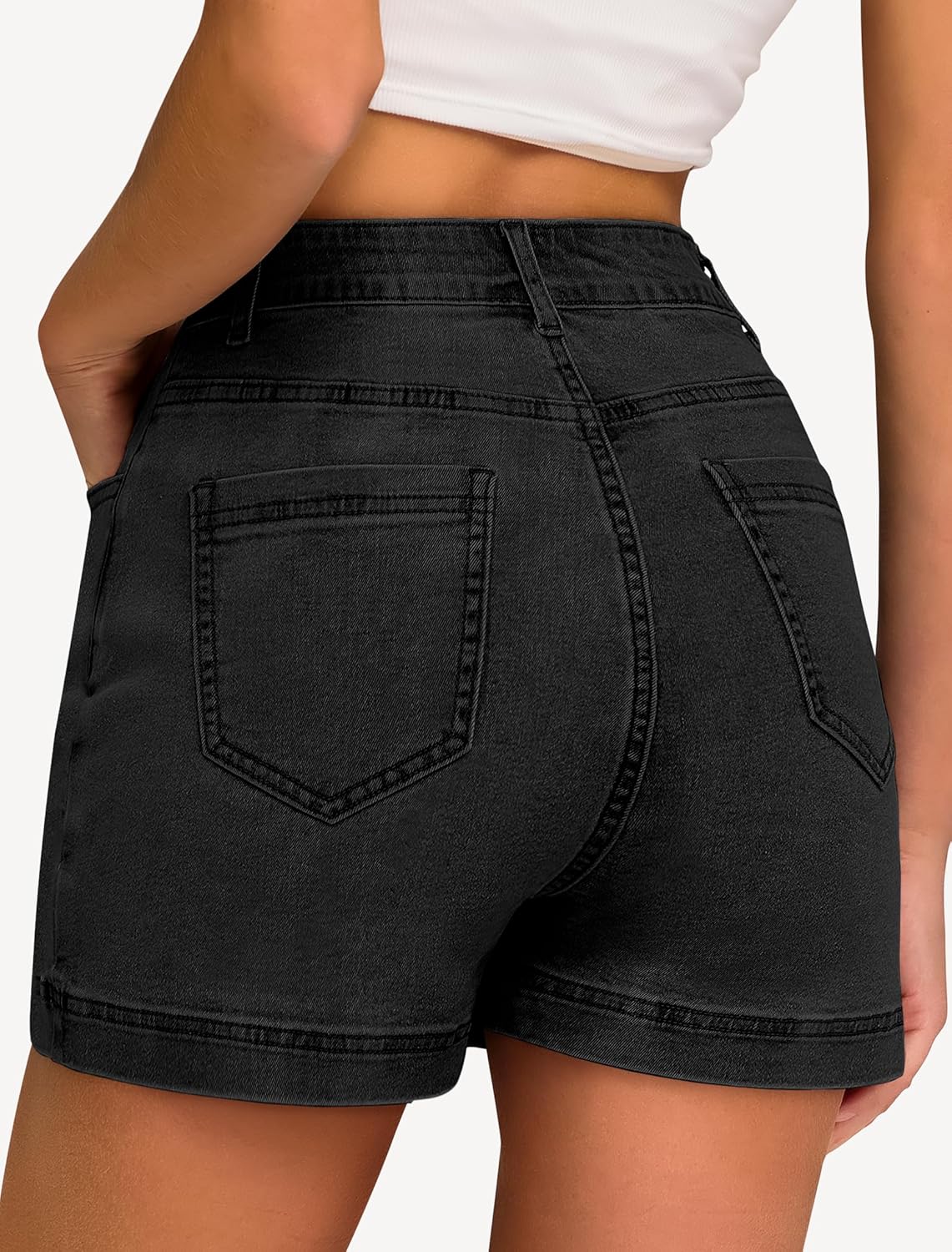 IWD Jean Skorts for Woman 2026 Trendy High Waisted Y2k Mini Skirt Stretchy Denim Shorts Skort Country Concert Outfits - Image 2