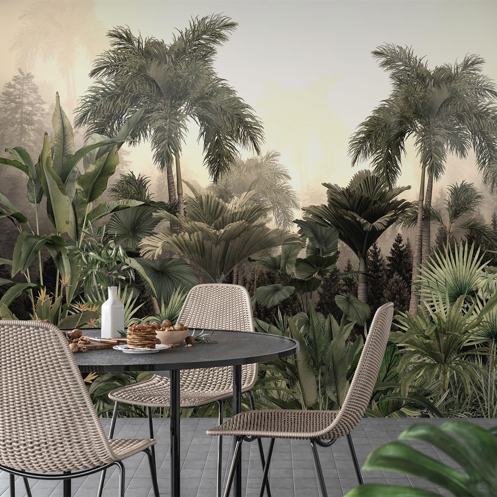 Panoramic Wallpaper 3617680583111 Rainforest Width 383 cm x Height 255 cm