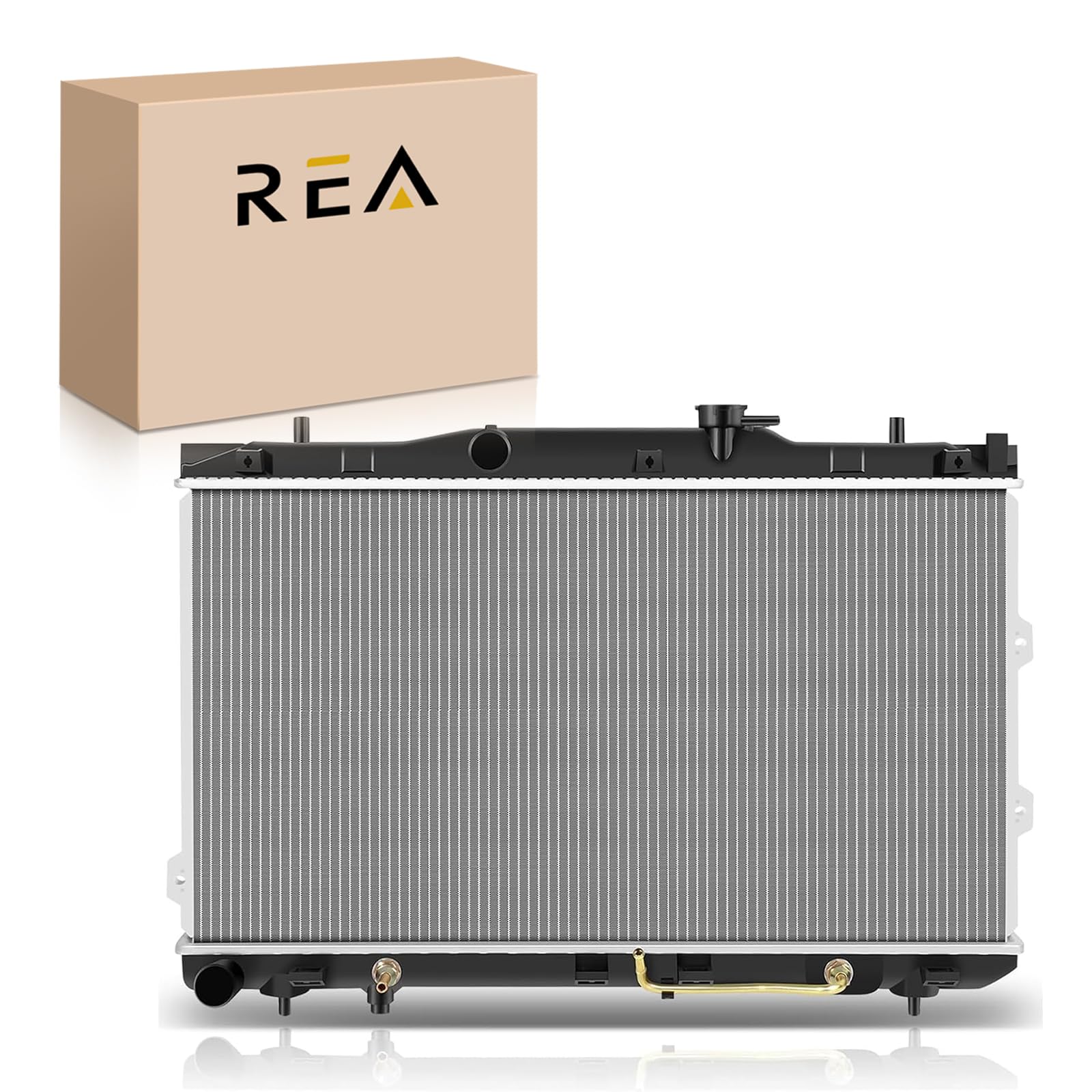Engine Coolant Radiator with Transmission Oil Cooler Compatible with Dodge Dakota 3.7L 2005-2012，Dakota 4.7L 2005-2010，Ram Dakota 3.7L 4.7L 2011,Mitsubishi Raider 3.7L 2006-2009, Raider 4.7L 2006-2007