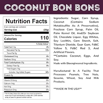 Coconut Bon Bons - 5 Lb