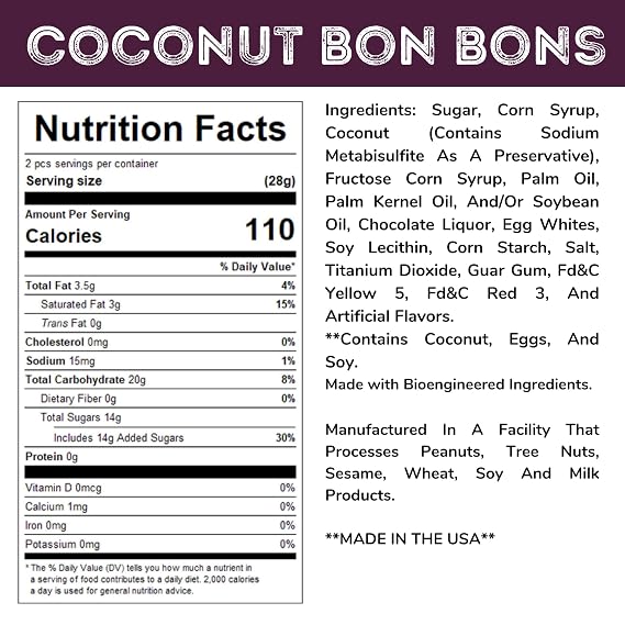 Coconut Bon Bons - 5 Lb