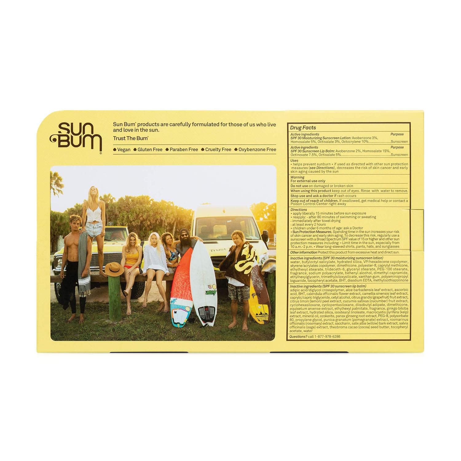 Sun Bum Premium Day Tripper | Travel-Sized Sun Care Pack with Moisturizing Sunscreen Lotion, Sunscreen Lip Balm and Hydrating Cool Down Lotion | Reef Friendly Broad Spectrum UVA/UVB Protection, Basic : Beauty & Personal Care