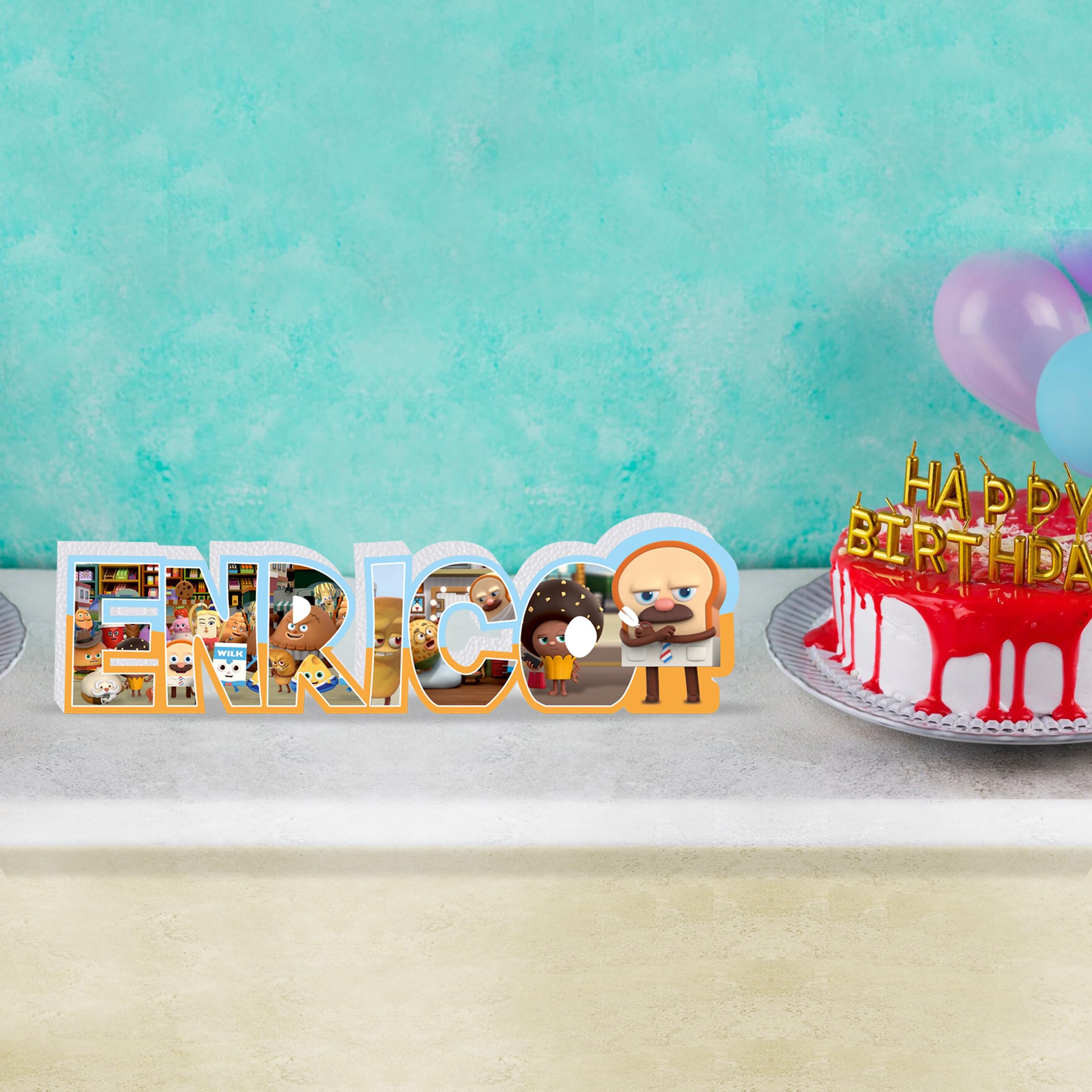 Nome Personalizzato Tema Il Barbiere Pasticciere