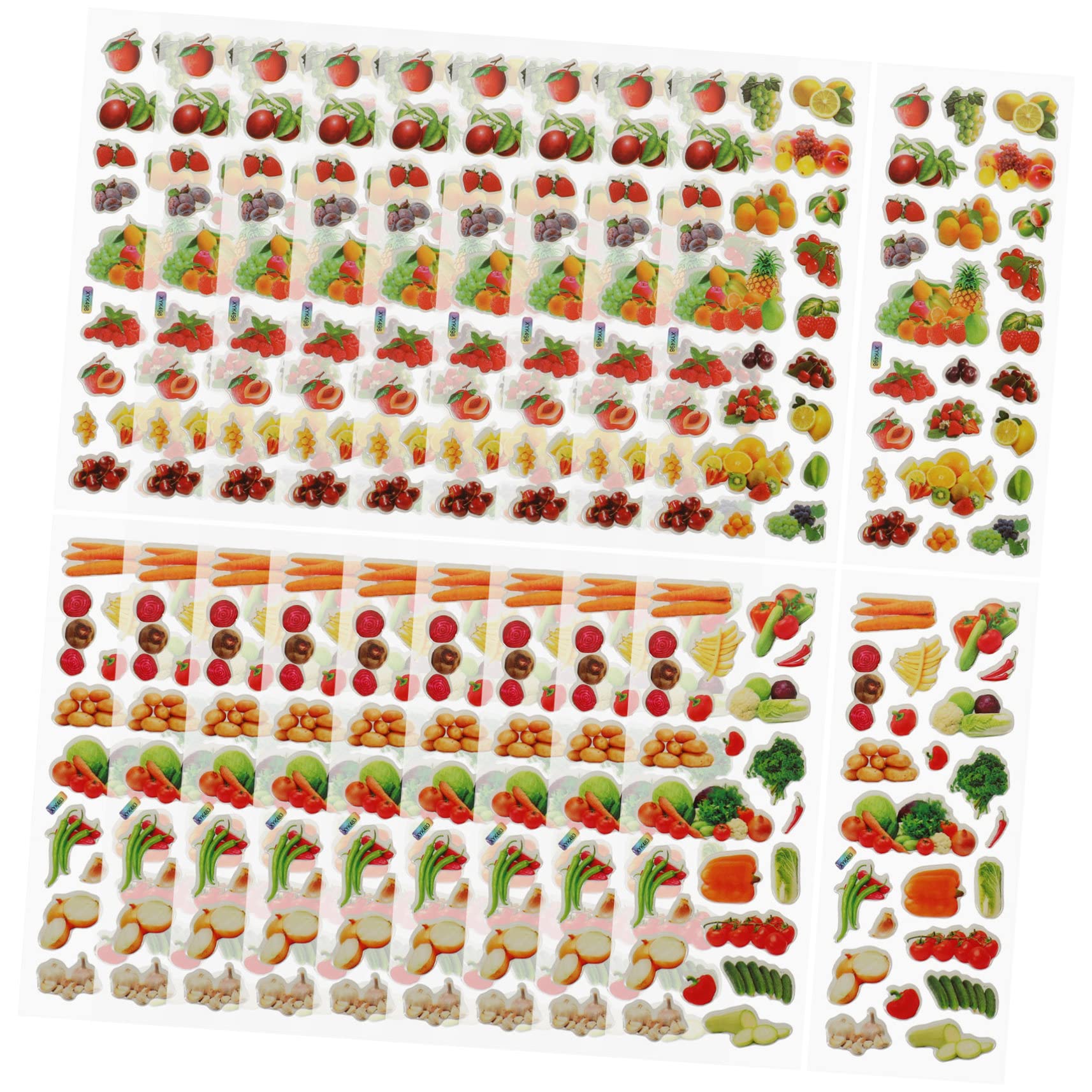 DOITOOL 200 Hojas Pegatinas Infantiles de Espuma Surtidas de Adhesivos Educativos y Decorativos para Manualidades y Aula Paquete Bulk para Niñas