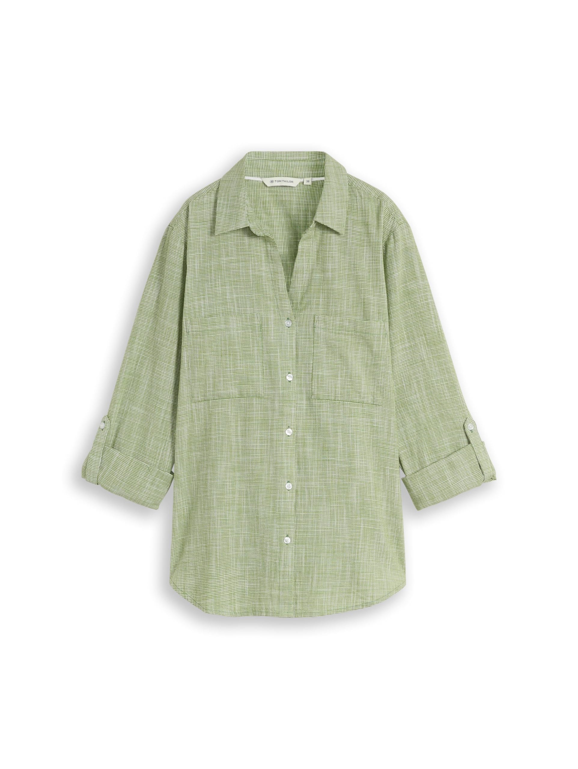 Tom Tailor Women's 1035247 Blouse, 41214 - Rich Olive Green, 6