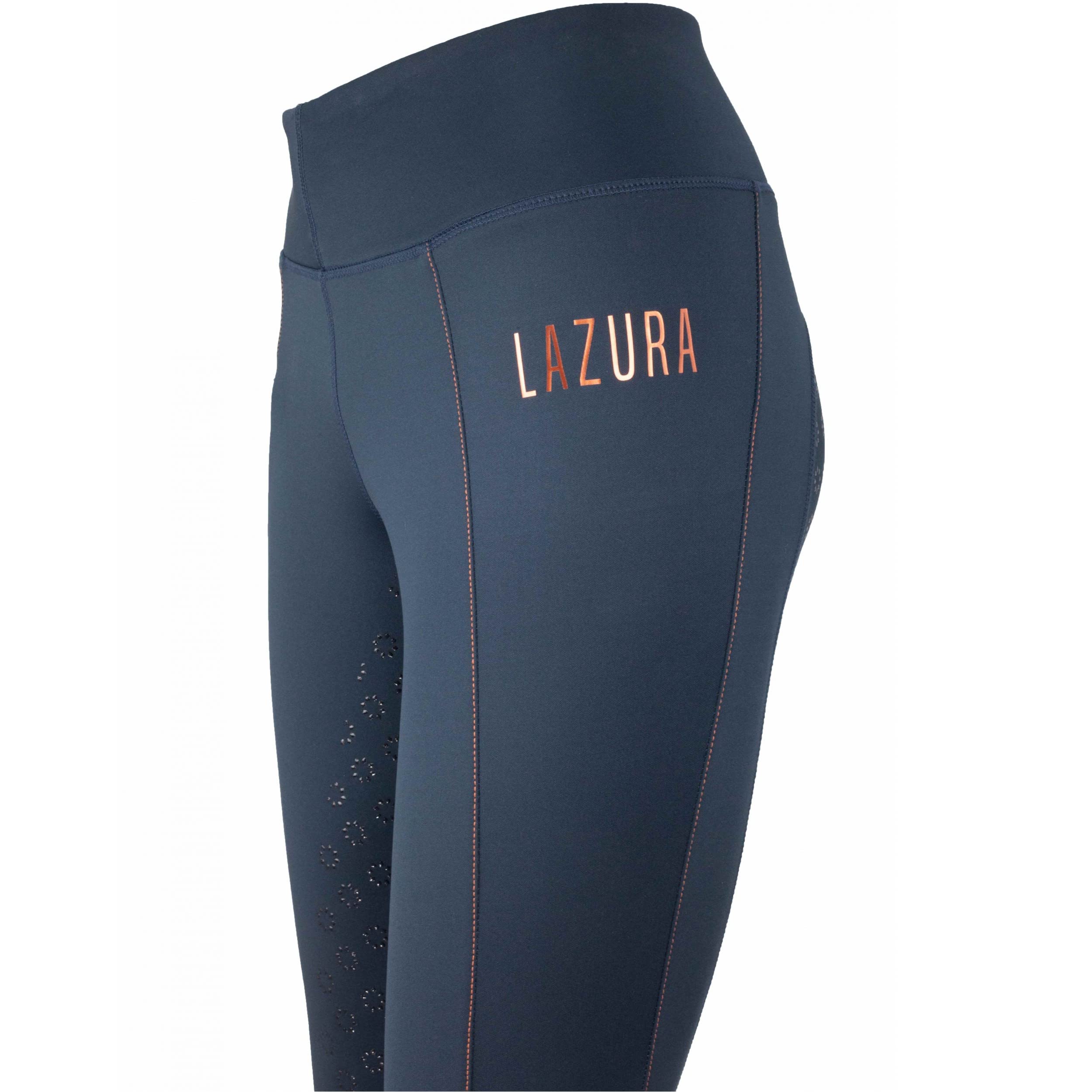 Lazura - Winter-Reitleggings für Damen & Kinder Lisa | Thermo-Leggings zum Reiten | mit Silikon-Vollbesatz & Handytasche | atmungsaktive Winter-Reithose | Reitbekleidung in vielen Farben & Größen