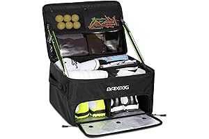 Gold Trunk Organizer for Ultimate Golf Storage