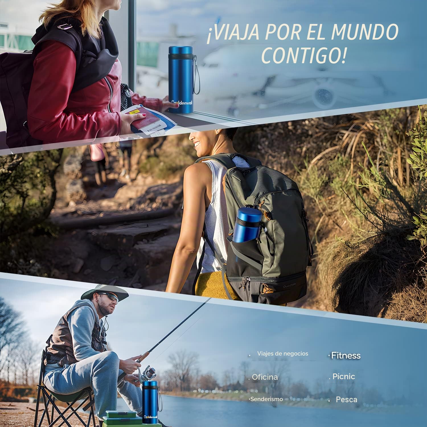 CGOLDENWALL 3-7 Bolígrafos Insulina Enfriador Estuche de Viaje丨2-8℃ Refrigeración por Circulación USB Pantalla LCD de Temperatura TSA Biogel Bolsa de Hielo, Enfriador Médico Portátil