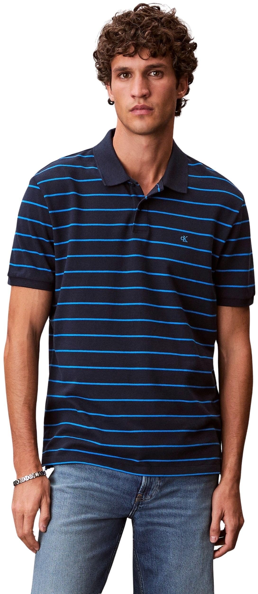 Calvin Klein Men's Polo Shirt XL Dark Sapphire