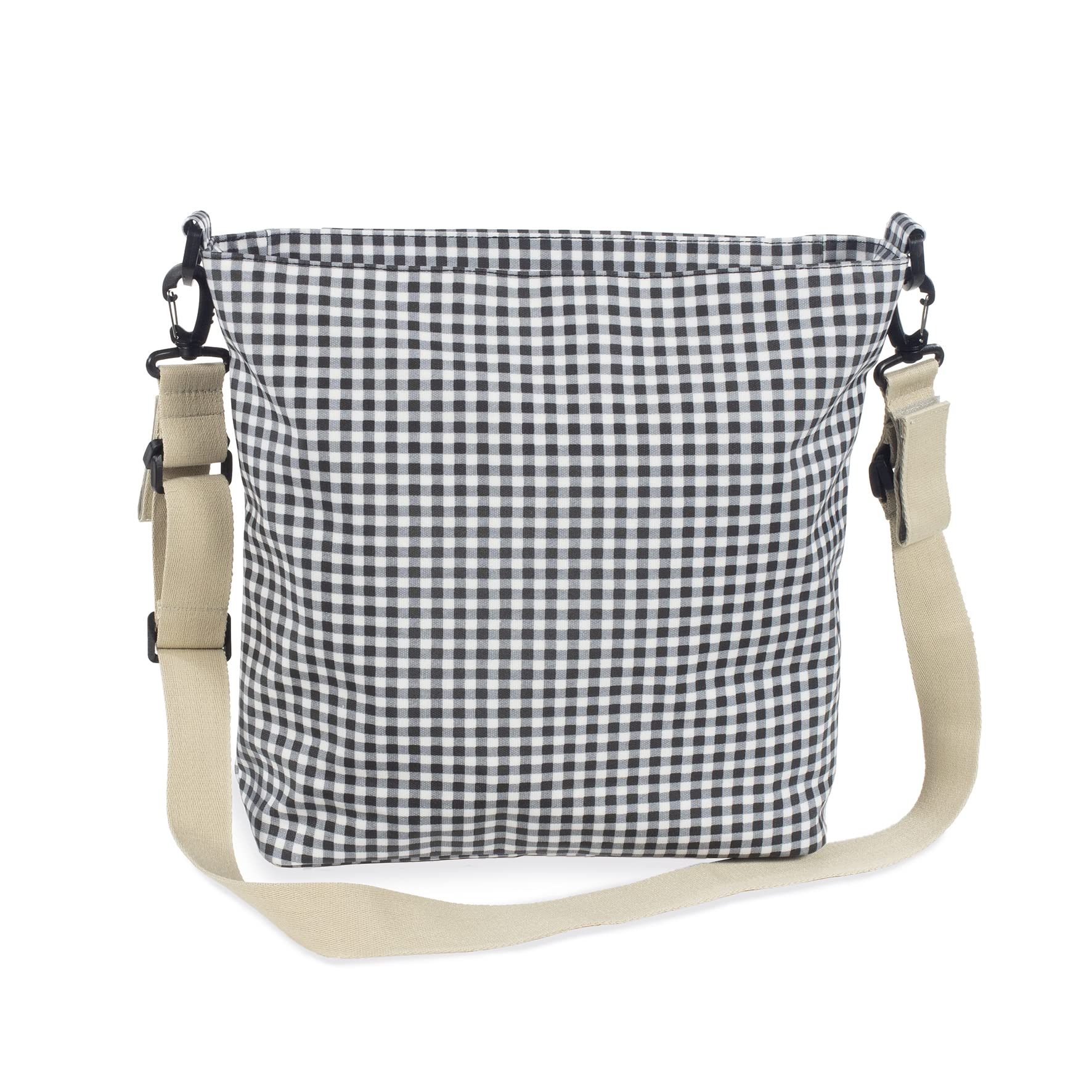Borsa fasciatoio I Love Vichy Nero 42x36x13 cm