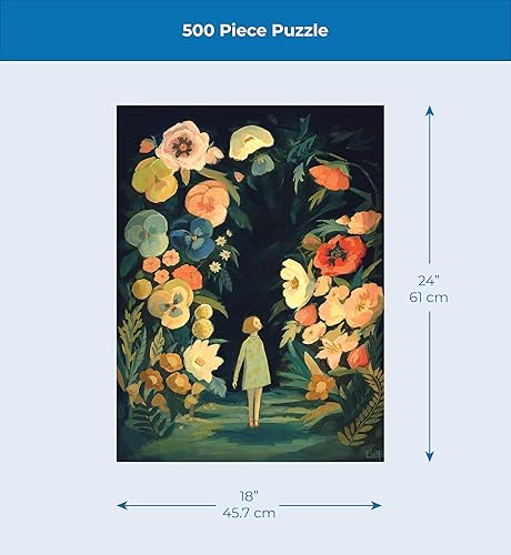 Miniatura 14 de New York Puzzle Company - Dream World Eleanor's Room - Rompecabezas de 1000 piezas para noches de juego familiares por Emily Winfield Martin