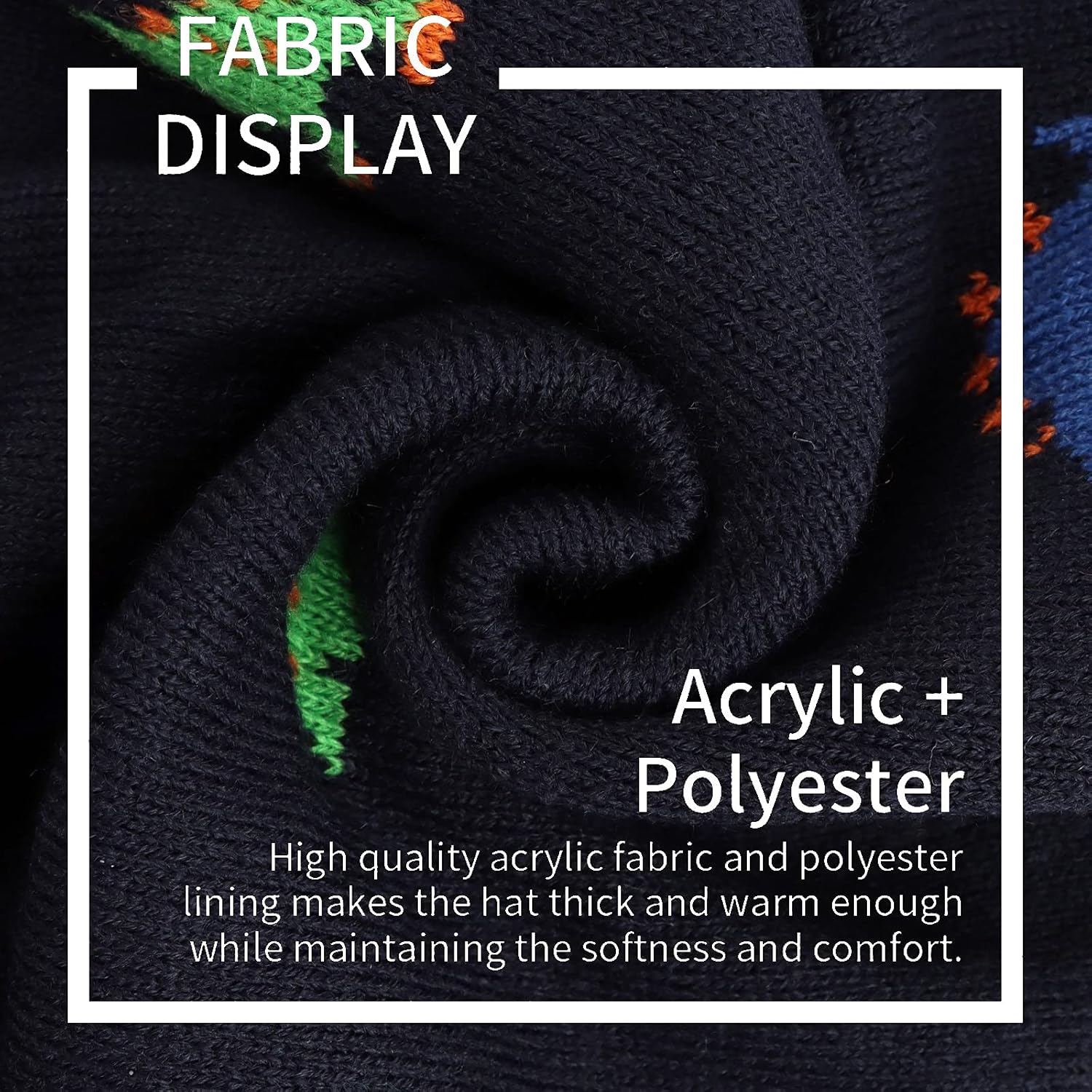 JANGANNSA Knitted Baby Hat Scarf Set Winter Warm Boys Girls Beanie Fleece Lining Toddler Kids Hats with Pompom - Image 5