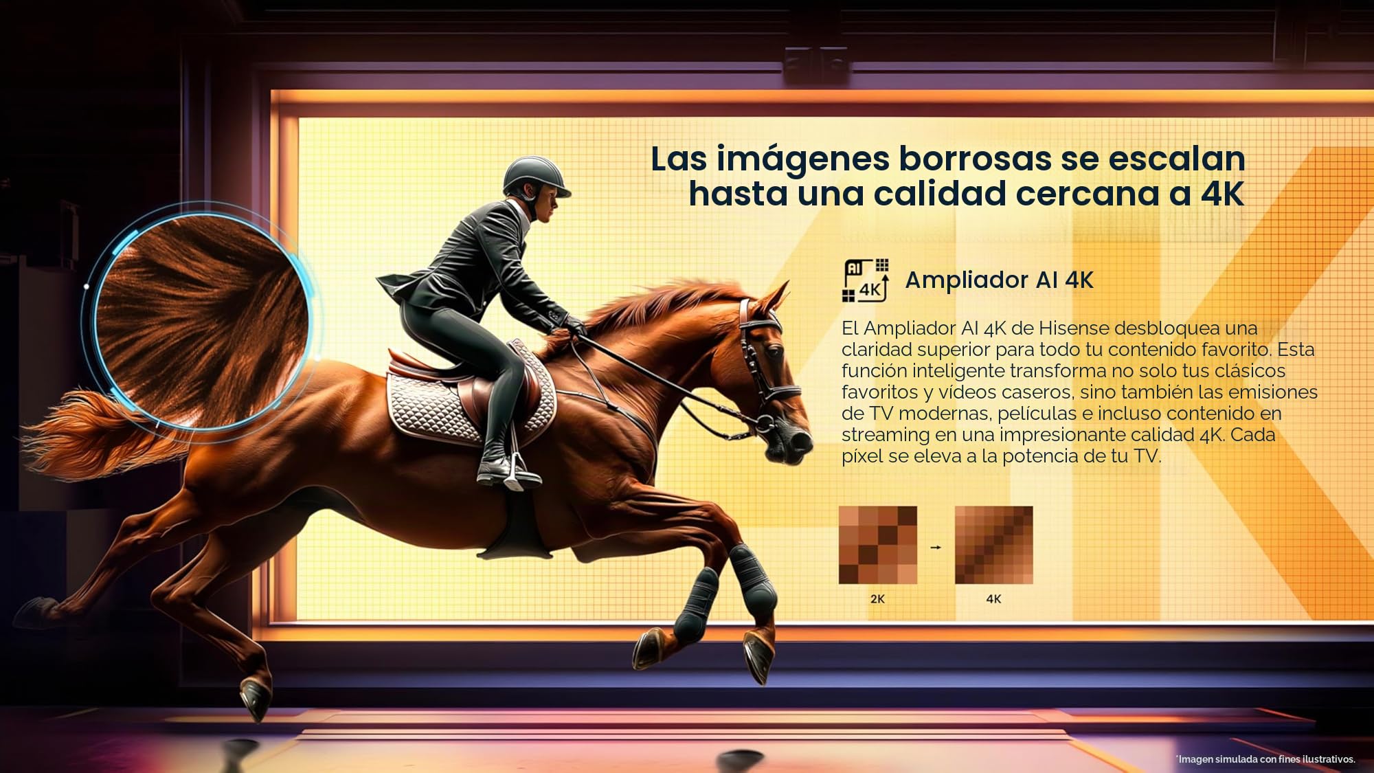 Hisense LED 43" 43A6Q UltraHD 4K Dolby Audio VIDAA