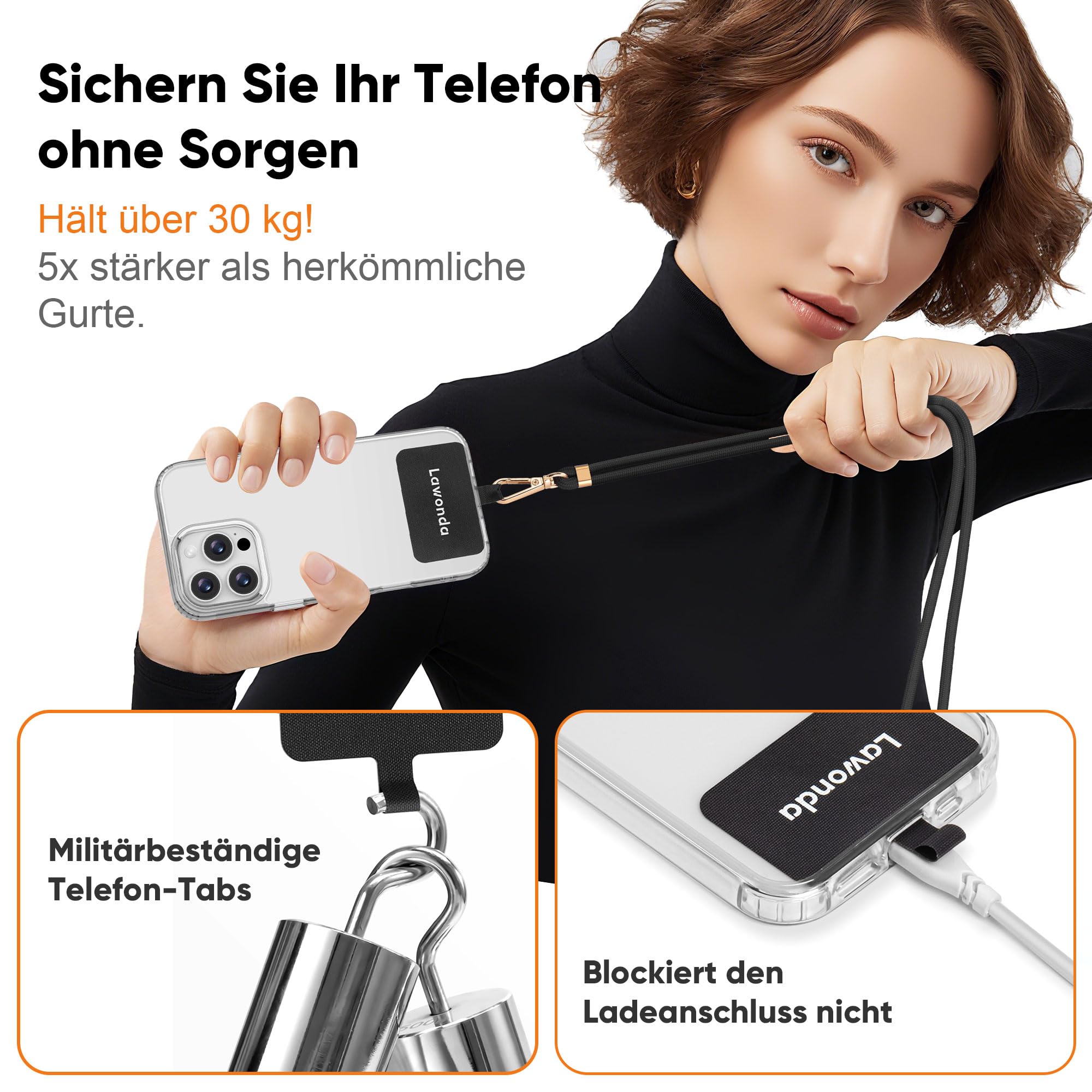 Amazon.com: Lawonda Phone Lanyard Universal Crossbody Cell Phone