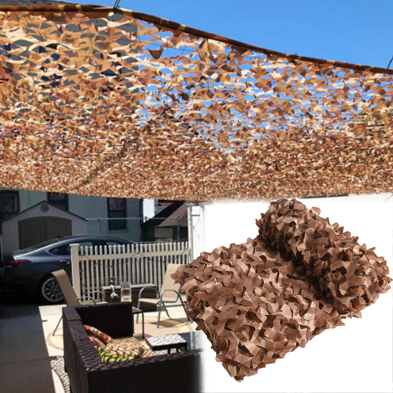 Camouflage netting, Camping, Hunting, Blinds, Party Decoration, Privacy Screen, 3x4m, 2x3m(2x5m/6.6x16.4ft)